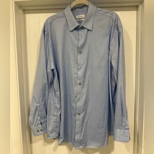 Calvin Klein Steel + Regular Fit, Stretch, Wrinkle free. 18 34/35 2XL Like new